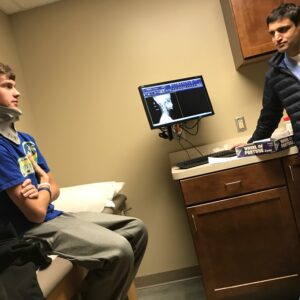 Brock Meister and Dr. Shaikh.